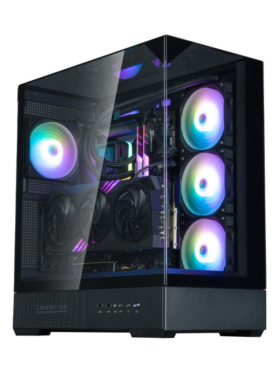 Компьютерный корпус Zalman P40 Prism Plus Black без Б/П