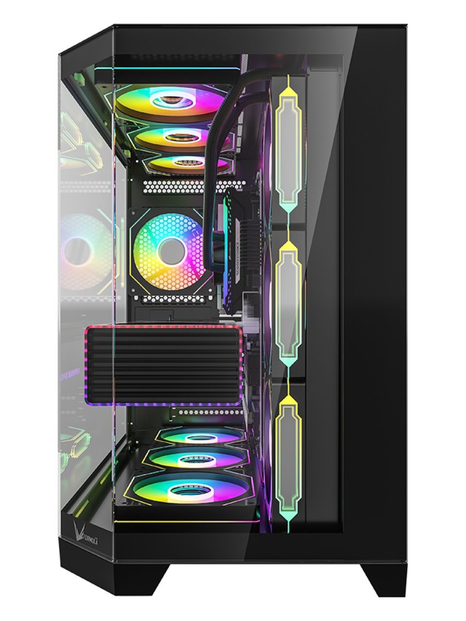 Компьютерный корпус Formula V Crystal Z6 Floe Black без Б/П