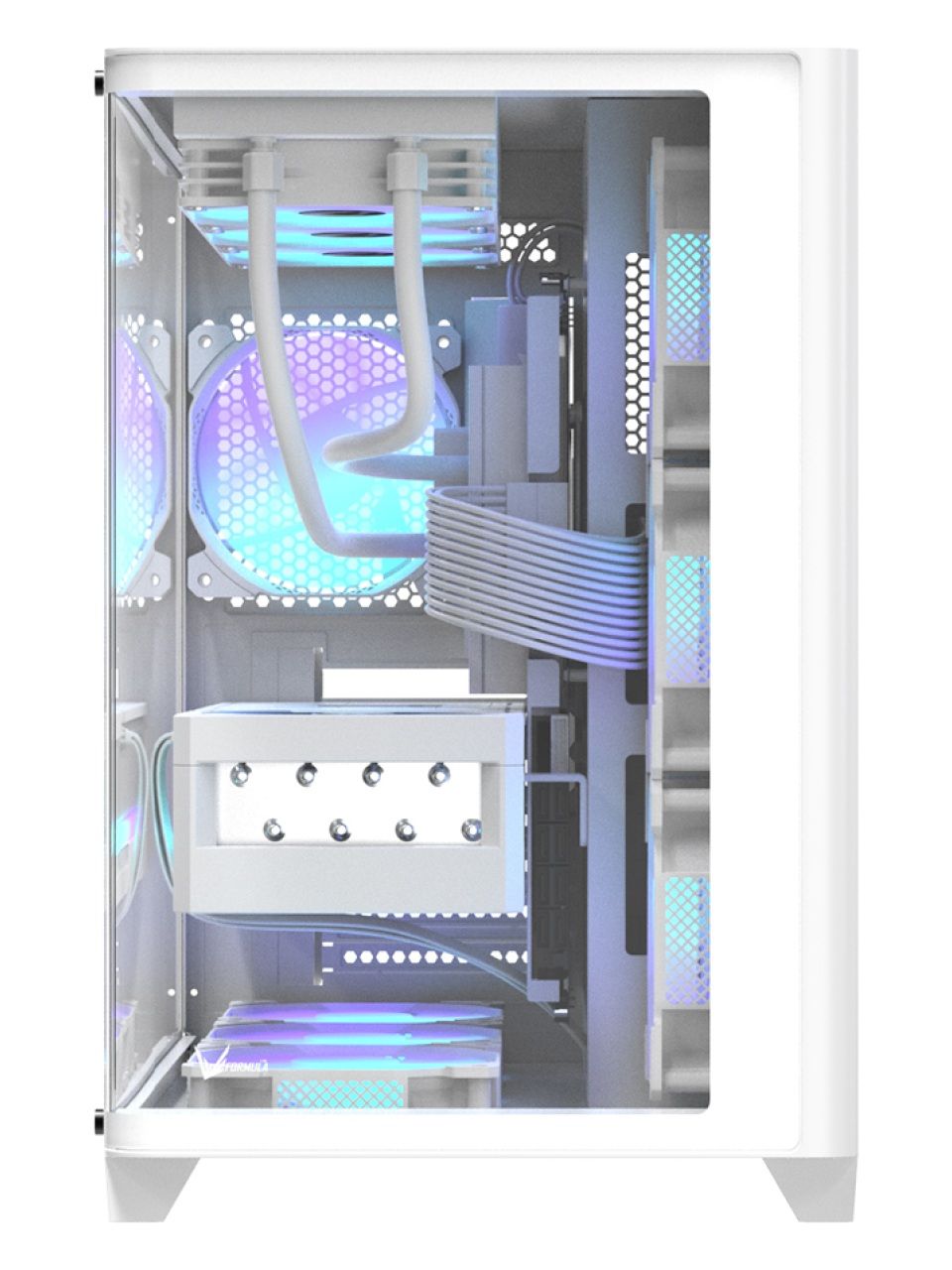 Компьютерный корпус Formula V Crystal U2 Floe White без Б/П