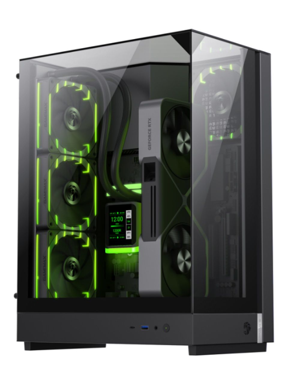 Компьютерный корпус Gamemax T20 Black без Б/П