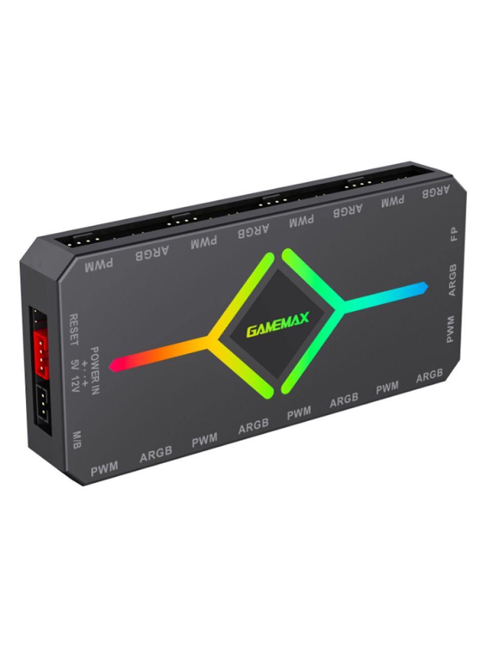 Контроллер подсветки Gamemax V4.0 ARGB+PWM HUB BK (12В)