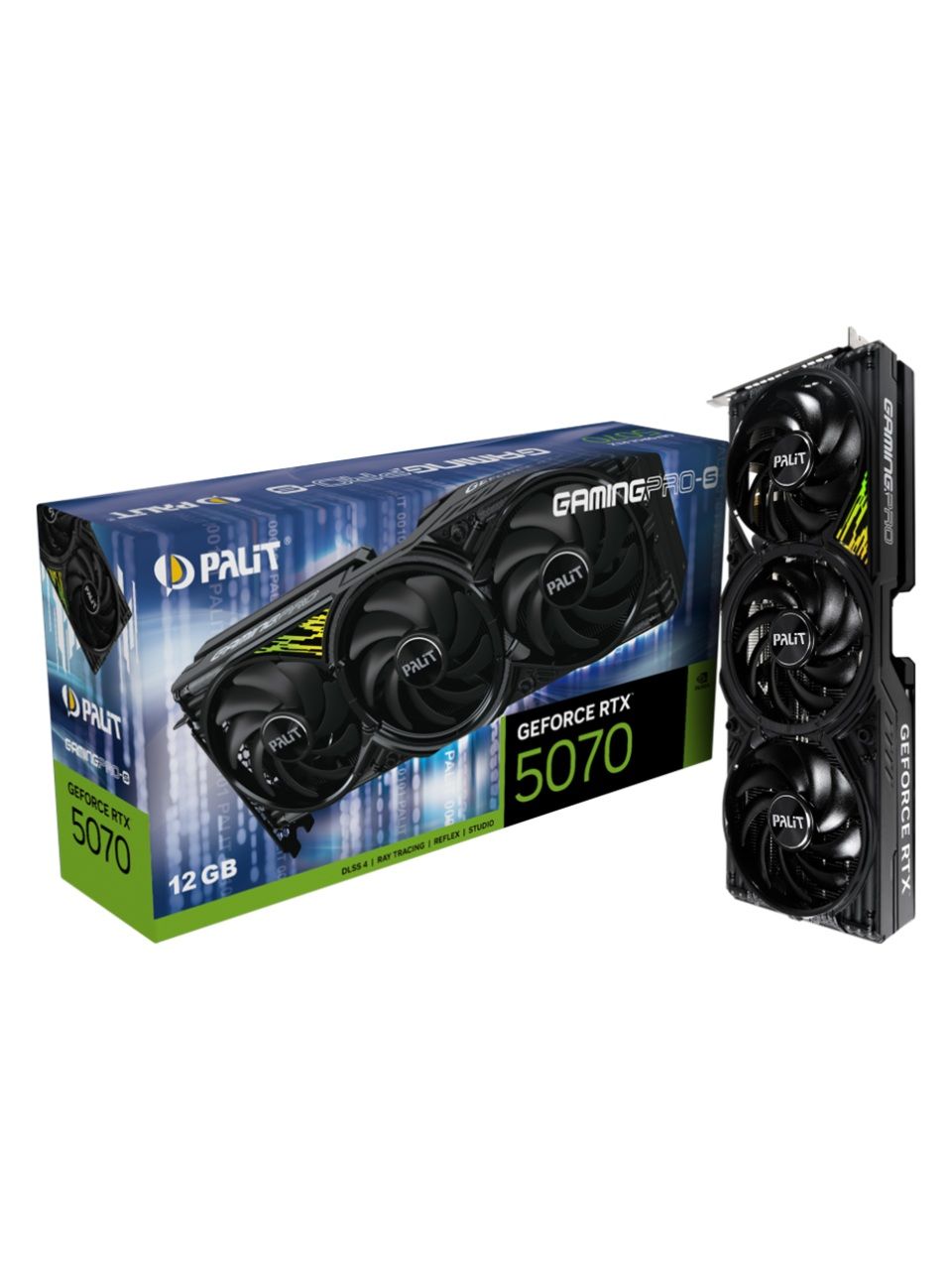 Видеокарта PALIT RTX5070 GAMINGPRO-S 12GB (NE75070019K9-GB2050U)