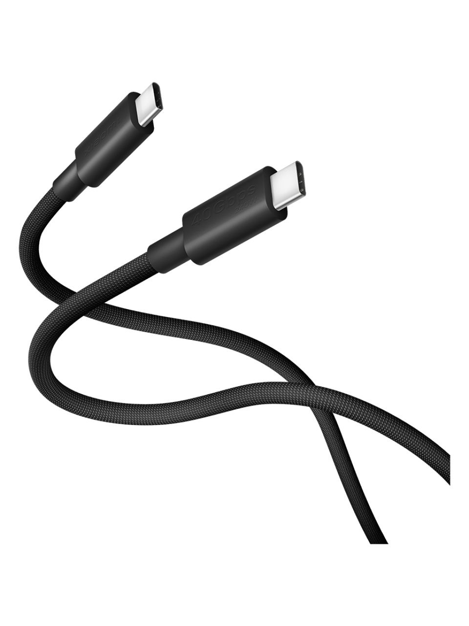 Интерфейсный кабель Xiaomi 6A High-speed USB4 Braided USB-C to USB-C Cable (1m) Черный
