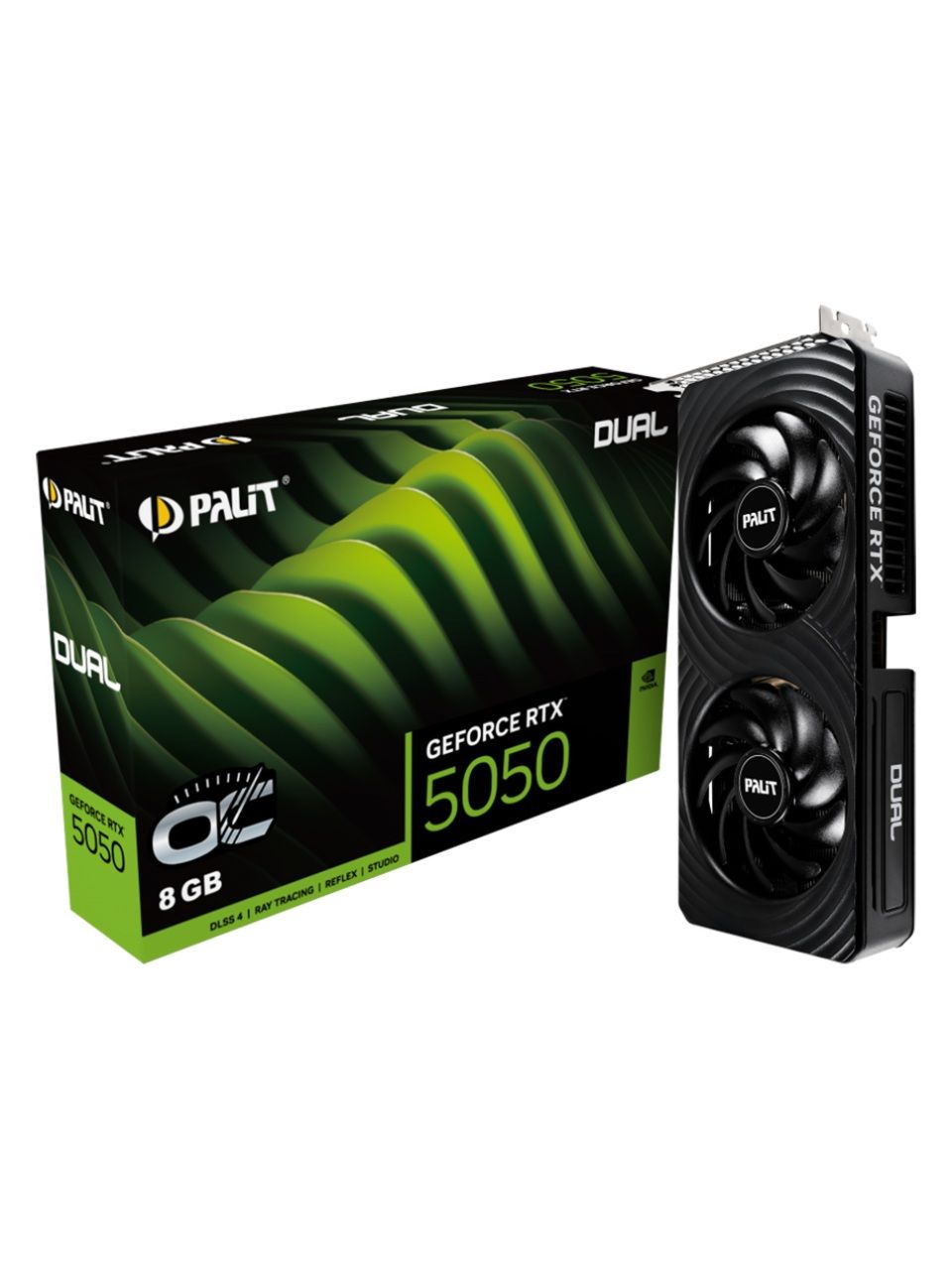 Видеокарта PALIT RTX5050 DUAL OC 8G (NE65050S19P1-GB2070D)