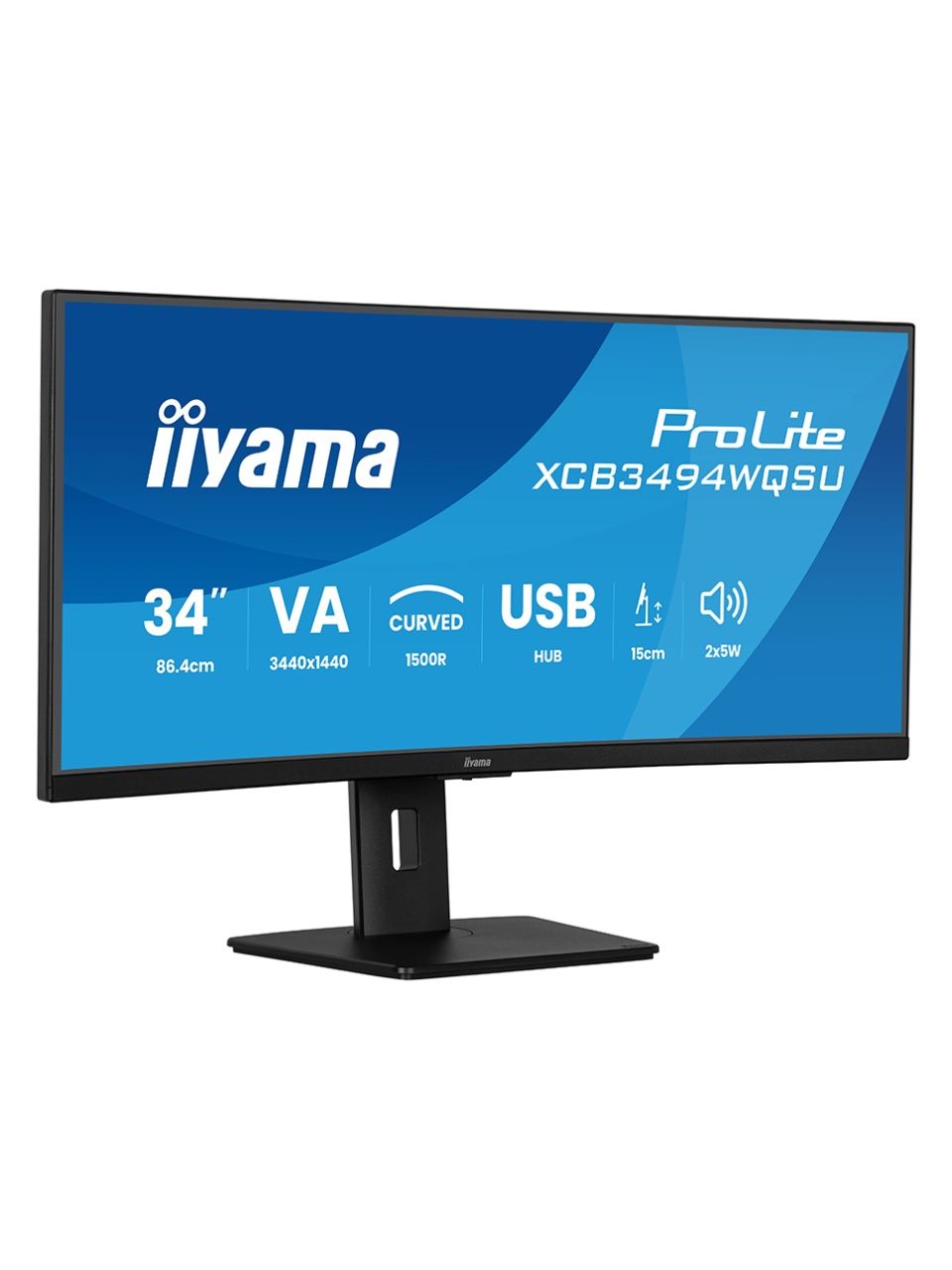 Монитор iiyama ProLite PL3494WQ XCB3494WQSU-B1 34"