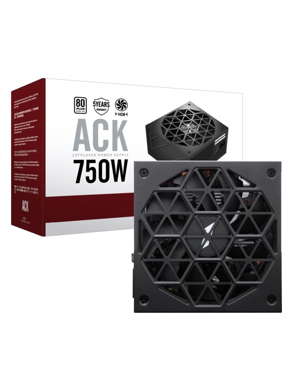 Блок питания 1STPLAYER HA 750W BA7 BK