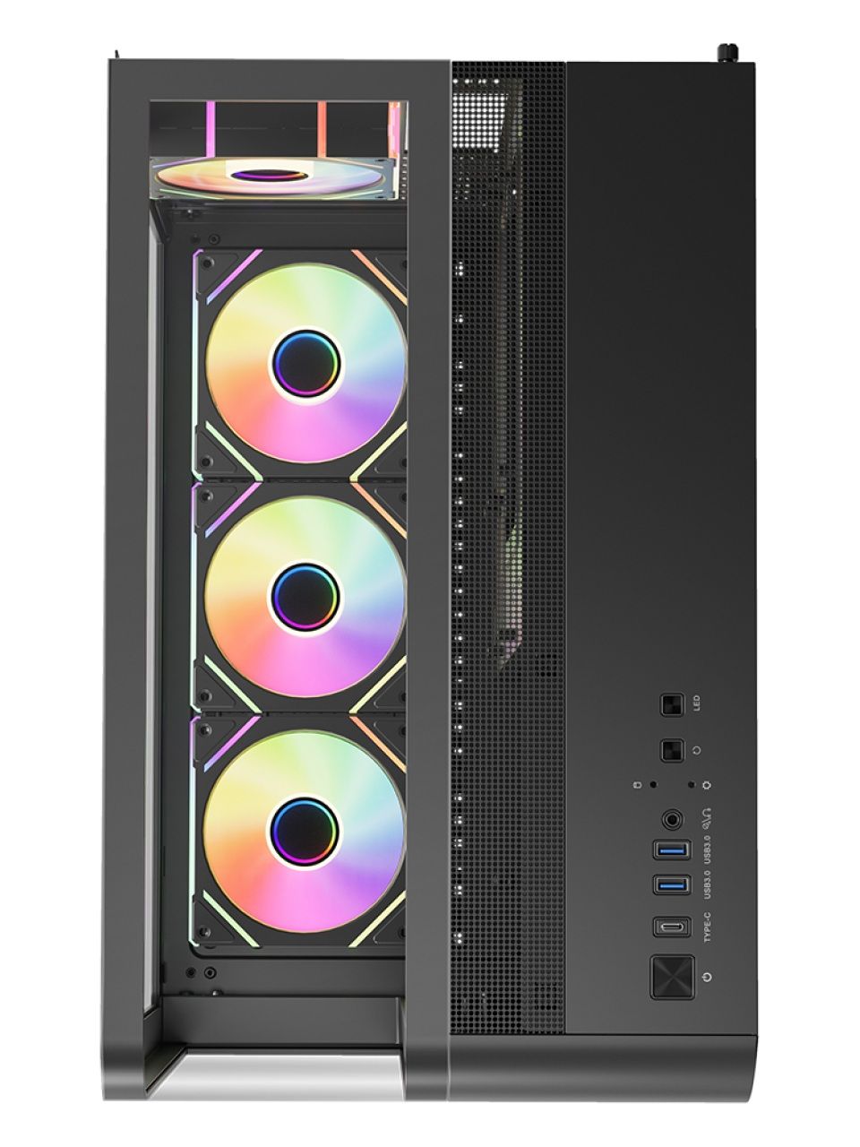 Компьютерный корпус 1STPLAYER RT7 BLACK без Б/П