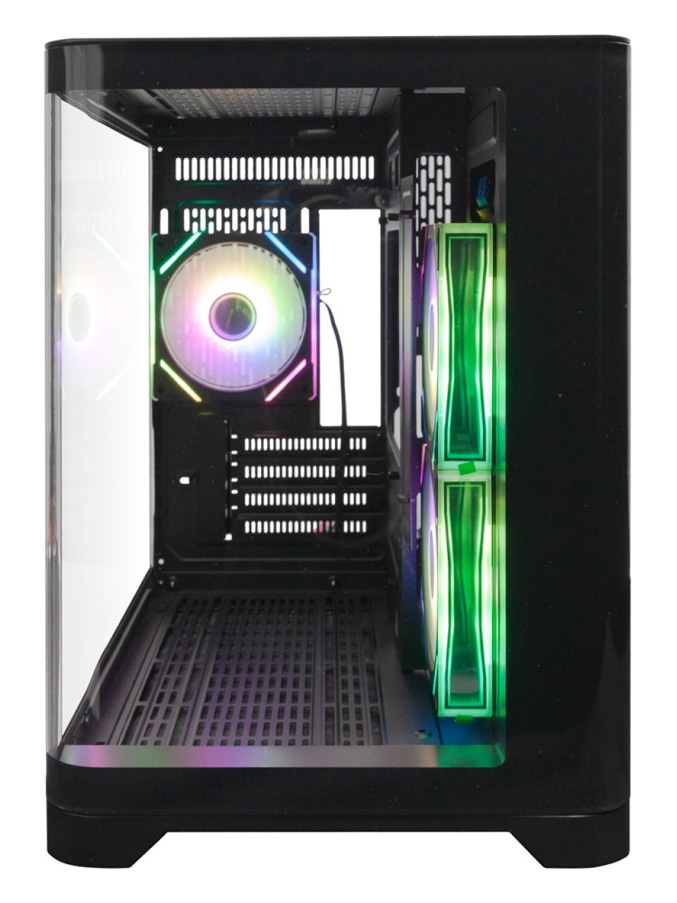 Компьютерный корпус 1STPLAYER UV5 BLACK без Б/П