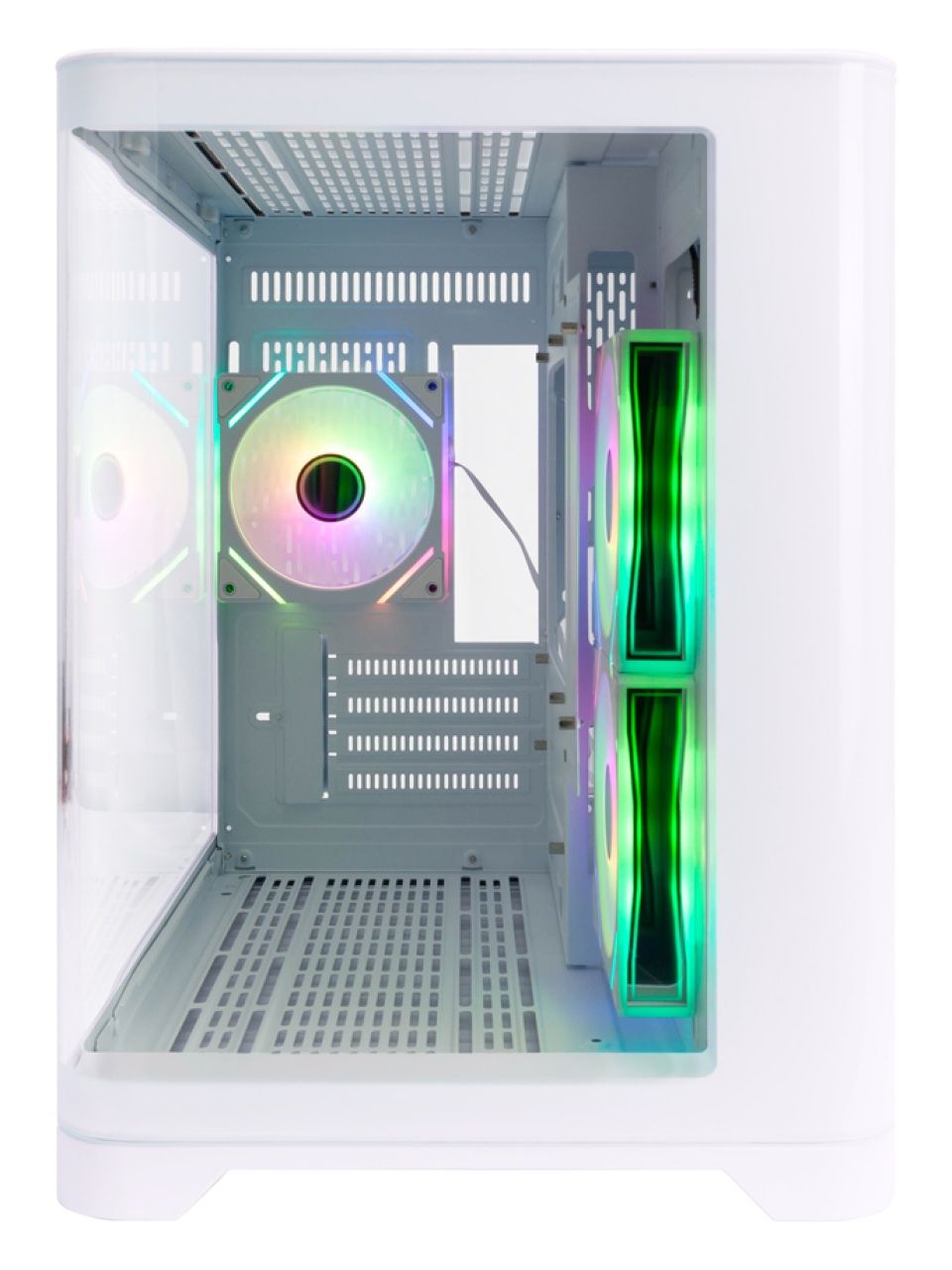 Компьютерный корпус 1STPLAYER UV5 WHITE без Б/П