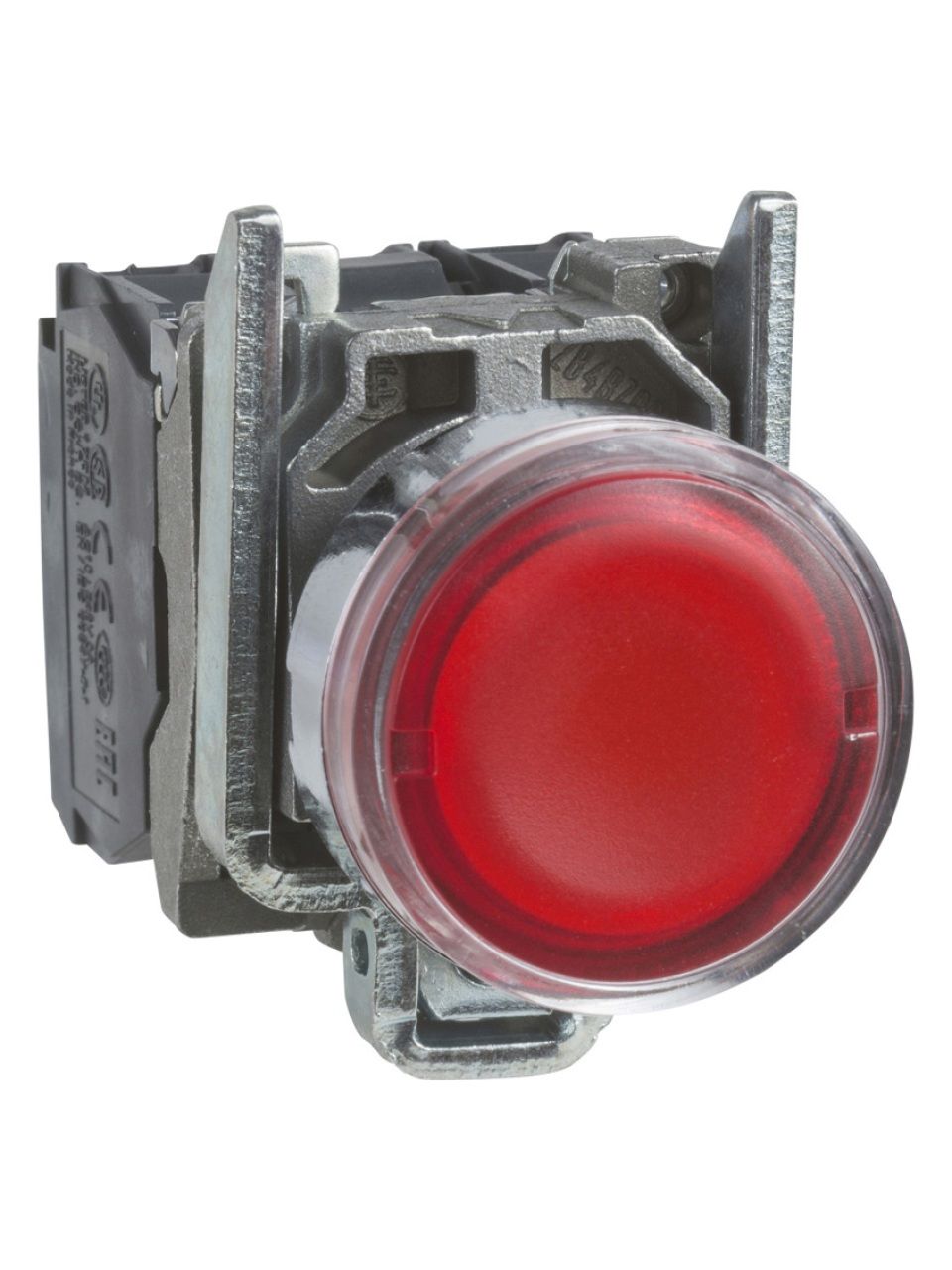 Кнопка SE XB4BW34G5 с возвр. с подсв. 22мм 48-120В