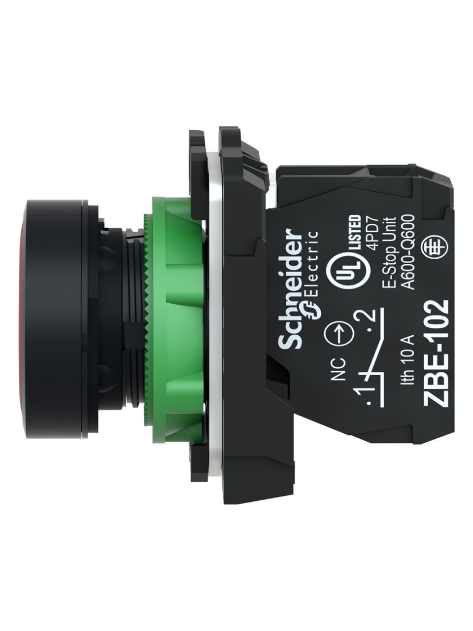 Кнопка SE XB5AA42 22мм с возвратом красная