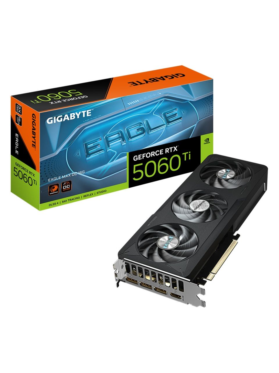 Видеокарта Gigabyte (GV-N506TEAGLEMAX OC-16GD) RTX5060Ti EAGLE MAX OC 16G