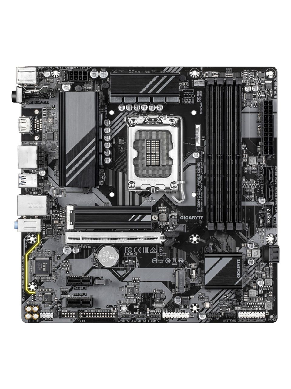 Материнская плата Gigabyte B760M DS3H WIFI6E GEN5