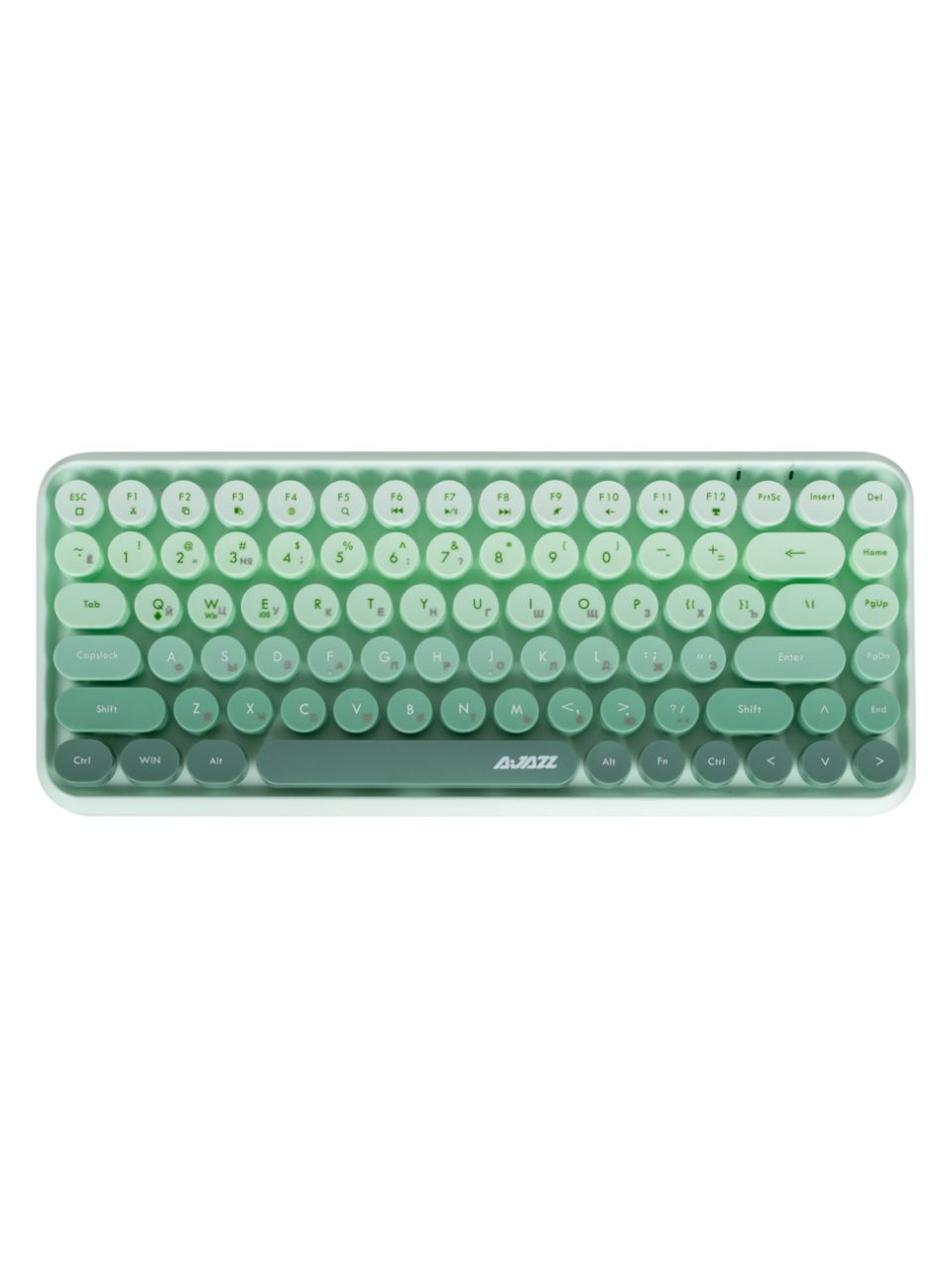 Клавиатура Ajazz 308i Cat Gradient Green