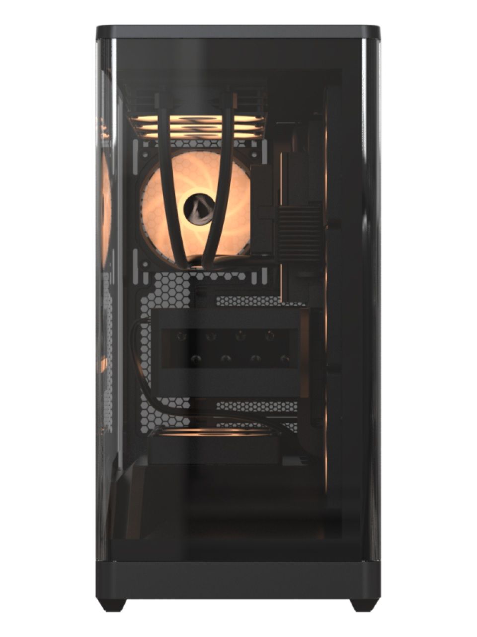 Компьютерный корпус Formula V Crystal U9 PA Black без Б/П