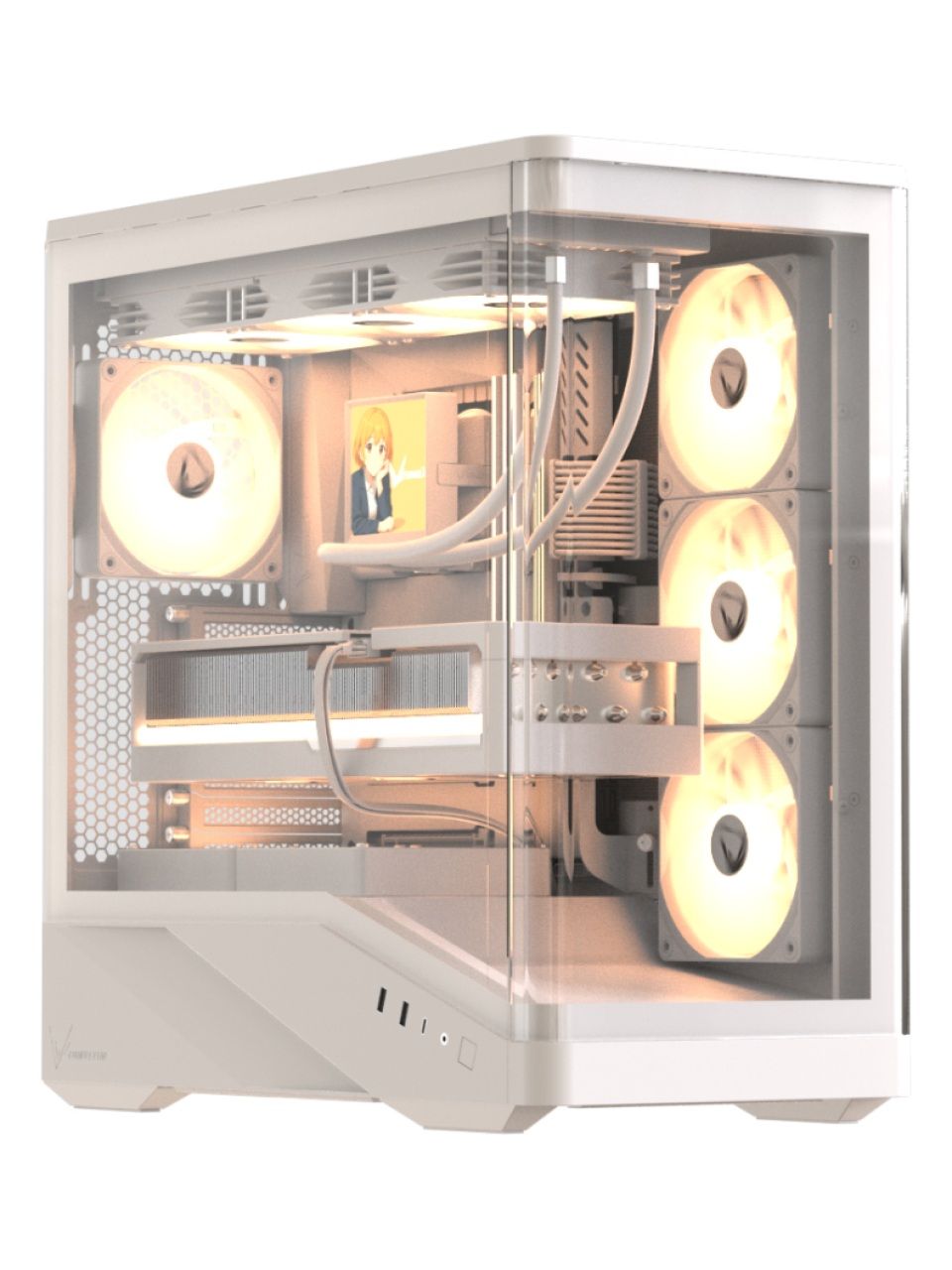 Компьютерный корпус Formula V Crystal U9 PA White без Б/П