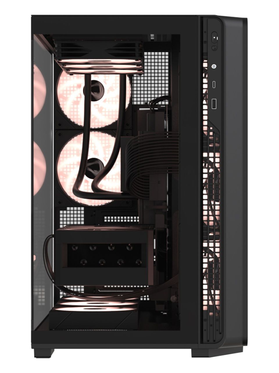 Компьютерный корпус Formula V Crystal Z7 PA Black без Б/П