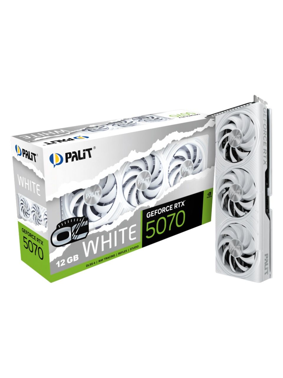 Видеокарта PALIT RTX5070 WHITE OC 12GB (NE75070U19K9-GB2050W)