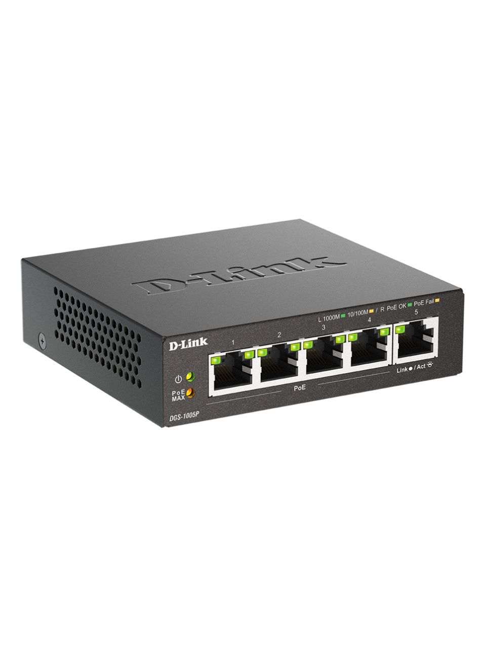 Коммутатор D-Link DGS-1005P/B3A