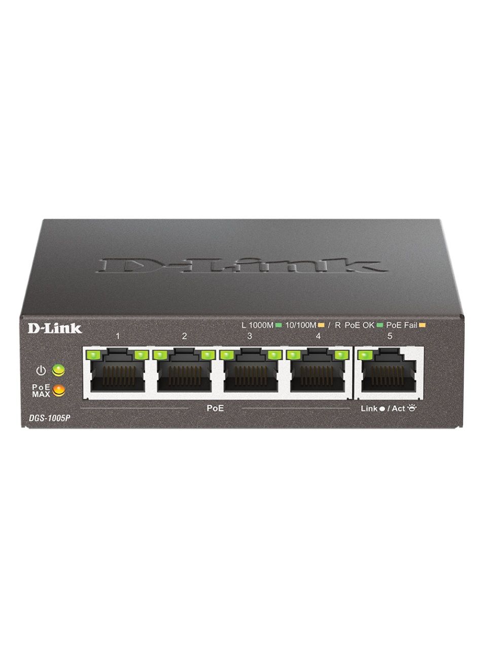 Коммутатор D-Link DGS-1005P/B3A