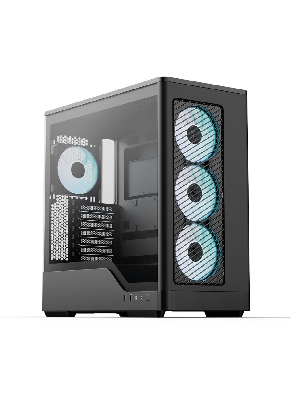 Компьютерный корпус Aerocool D520A-BK-v1 без Б/П
