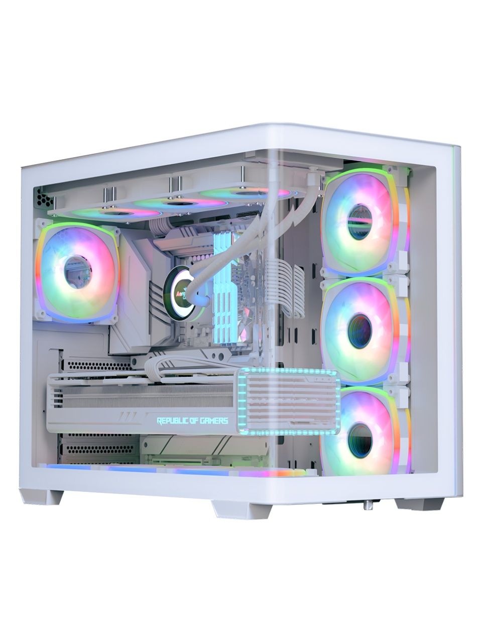 Компьютерный корпус Aerocool P500C Evo WT без Б/П