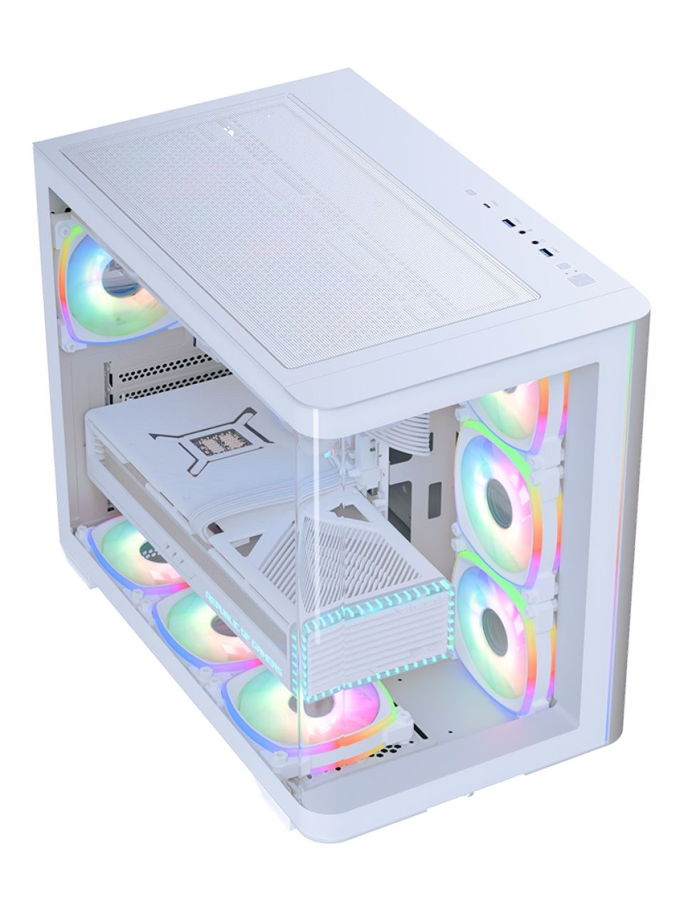 Компьютерный корпус Aerocool P500C Evo WT без Б/П