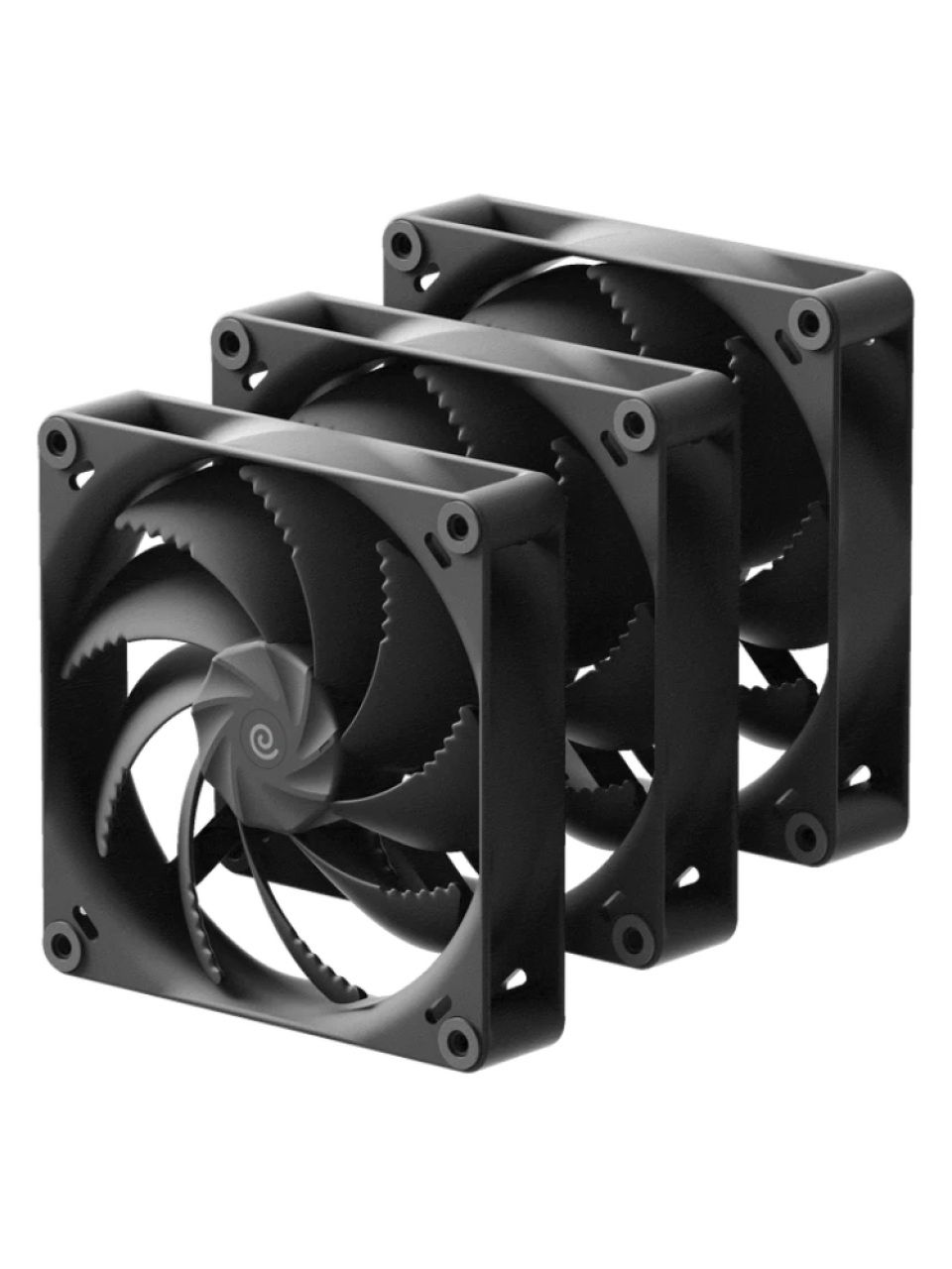 Комплект кулеров для компьютерного корпуса HAVN H12 Black Triple pack