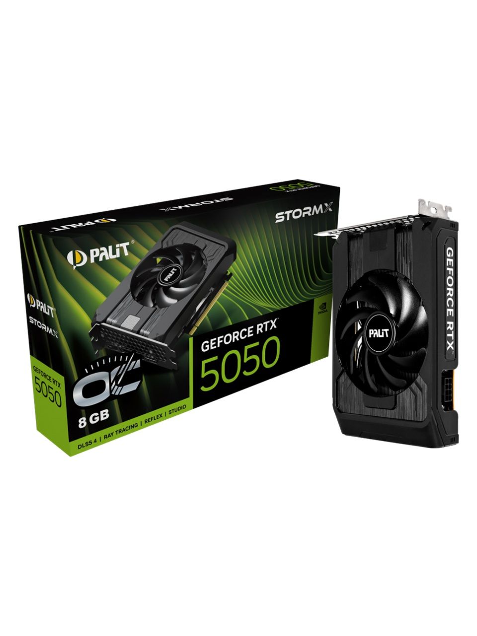 Видеокарта PALIT RTX5050 STORMX OC 8G (NE65050T19P1-GB2070F)
