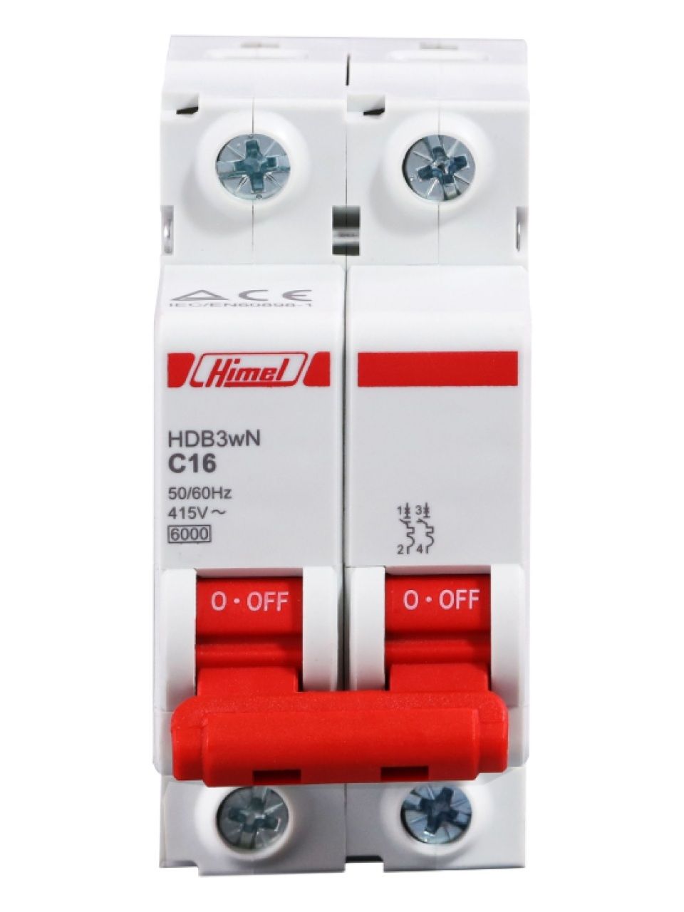 Автоматический выключатель Himel HDB3w 2Р 3А С 4,5кА