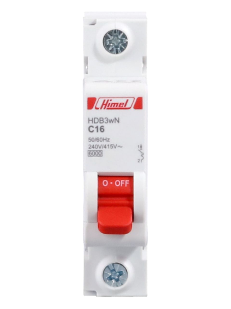 Автоматический выключатель Himel HDB3w 1Р 2А С 4,5кА