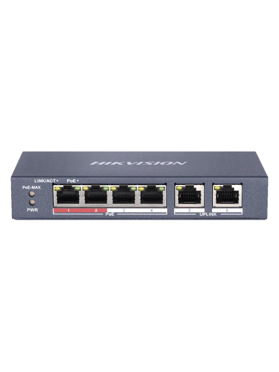 Коммутатор Hikvision DS-3E0106P-E/M(B)