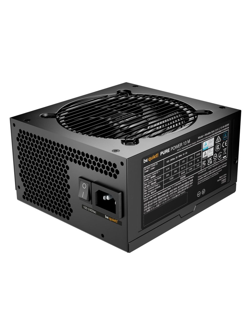 Блок питания Bequiet! Pure Power 13M 650W BP025EU