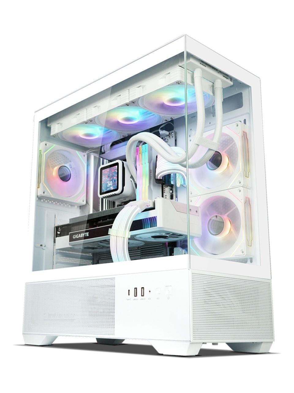 Компьютерный корпус Zalman CHRONIX V2 White без Б/П