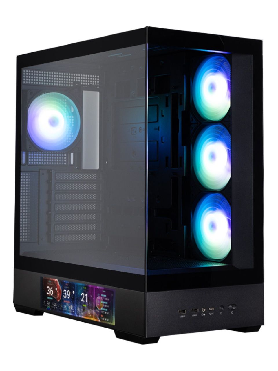 Компьютерный корпус Zalman P40 DS Black без Б/П