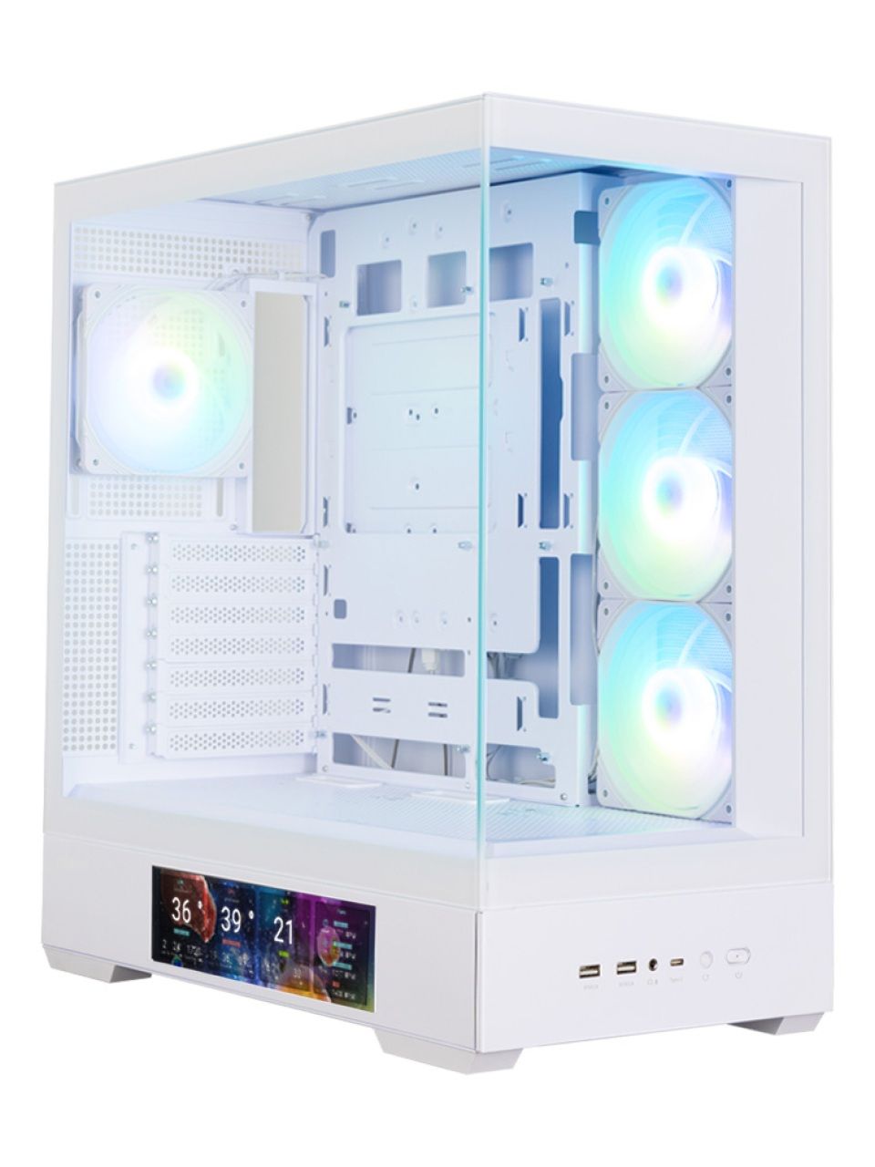 Компьютерный корпус Zalman P40 DS White без Б/П