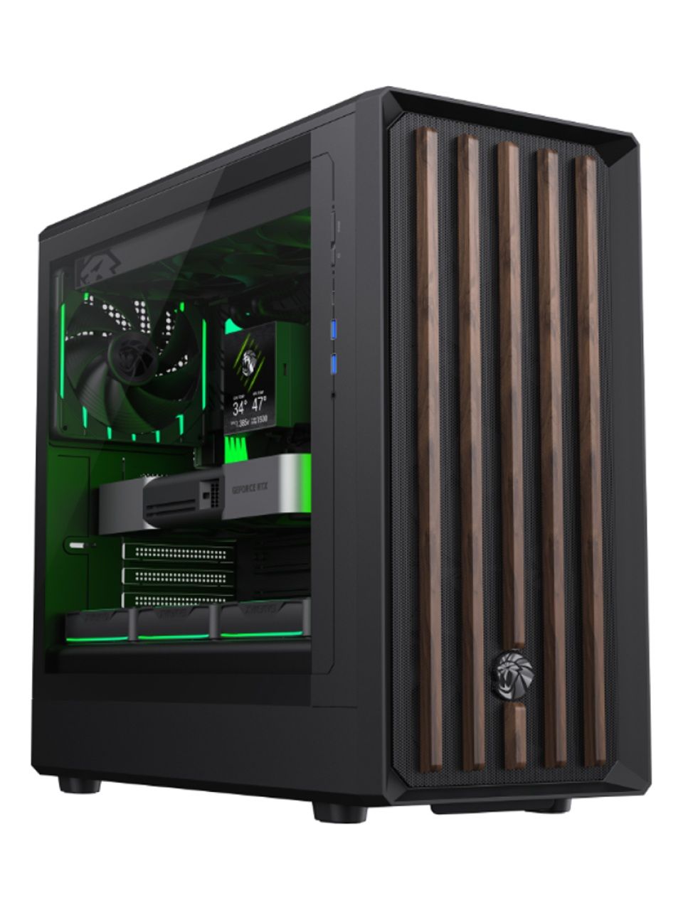 Компьютерный корпус Gamemax CLAW 460 WB Black без Б/П