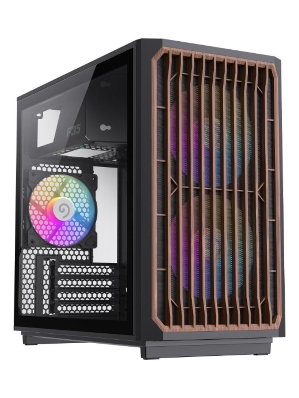 Компьютерный корпус Gamemax F35 BW Black без Б/П