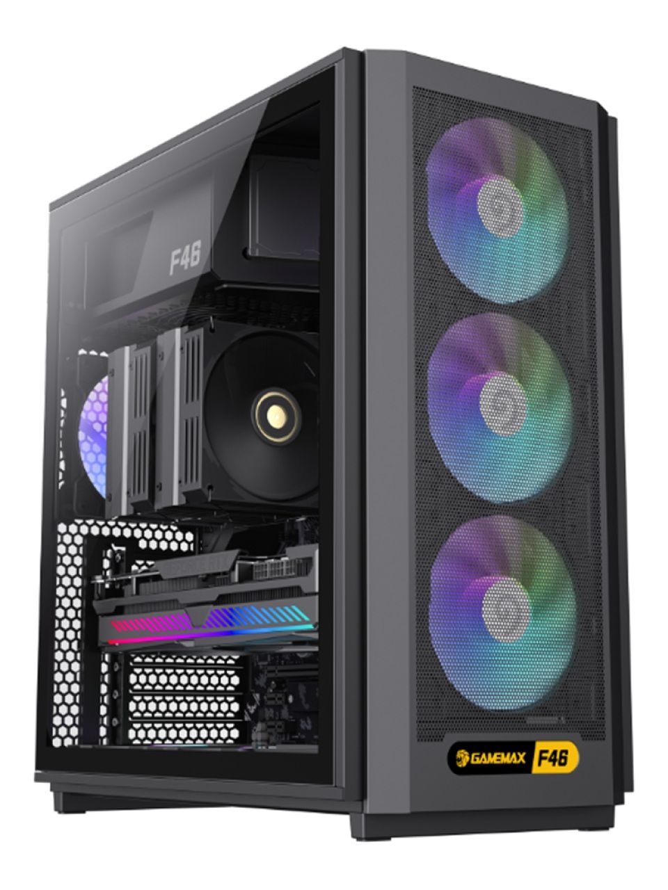 Компьютерный корпус Gamemax F46 Black без Б/П