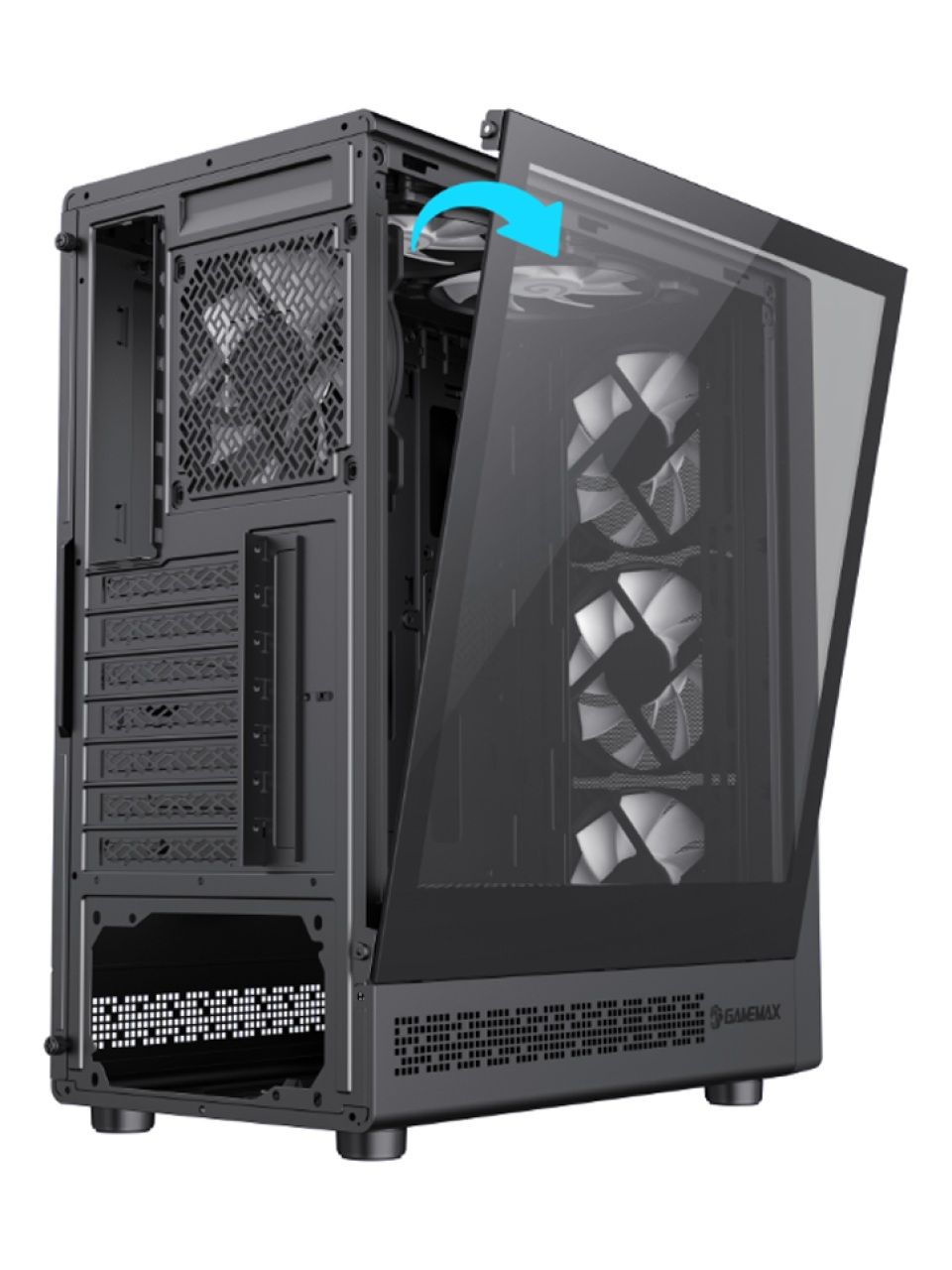 Компьютерный корпус Gamemax Storm 2 AB Black без Б/П