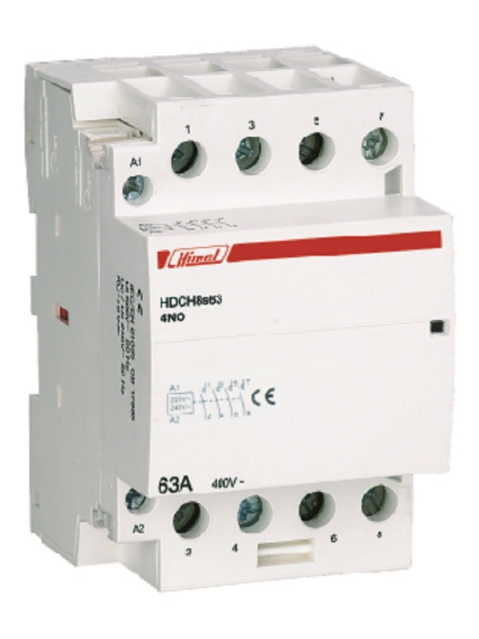 Модульный контактор Himel HDCH8S 4НО 63А 230В