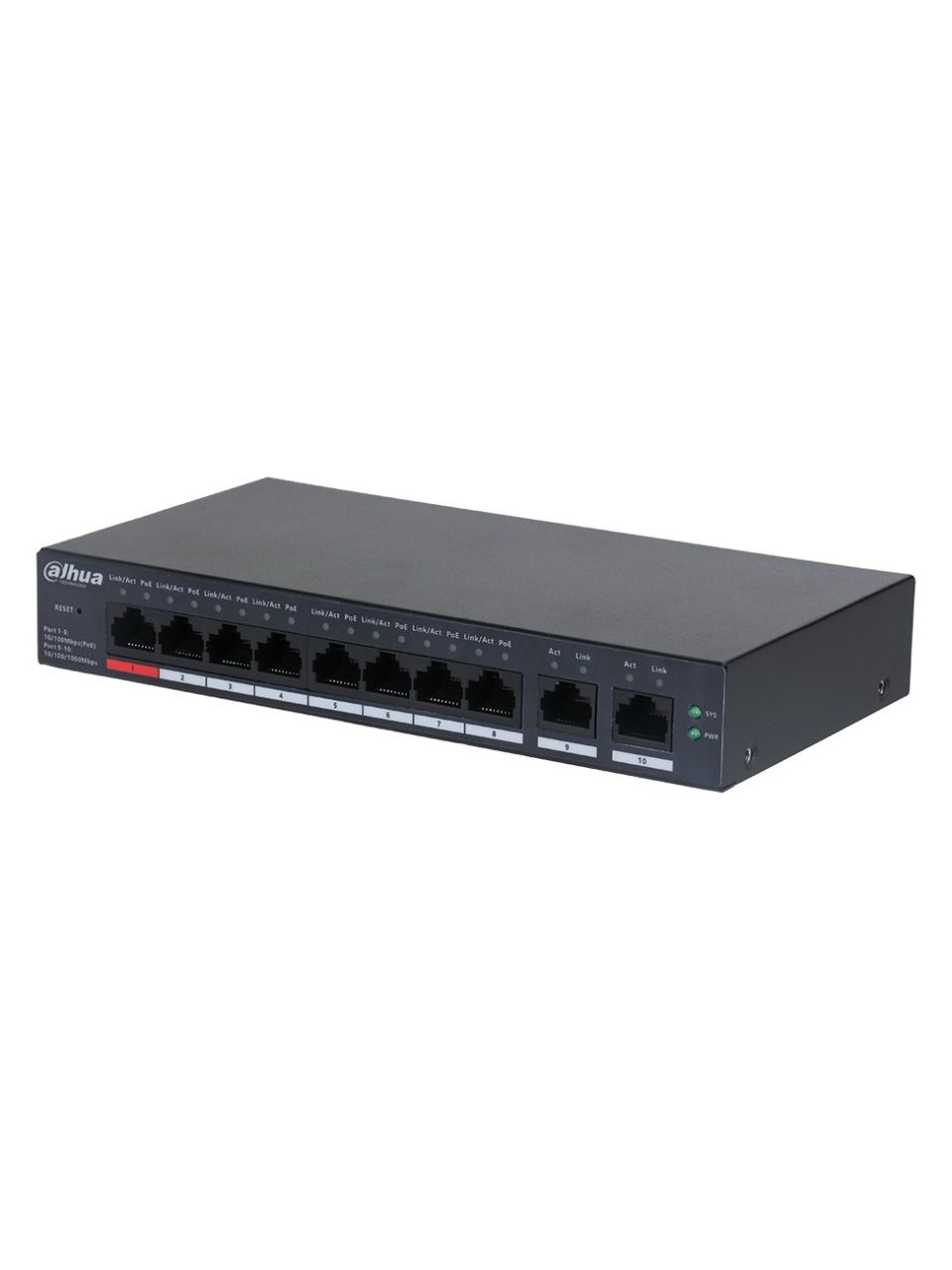 Коммутатор Dahua DH-CS4010-8ET2GT-110