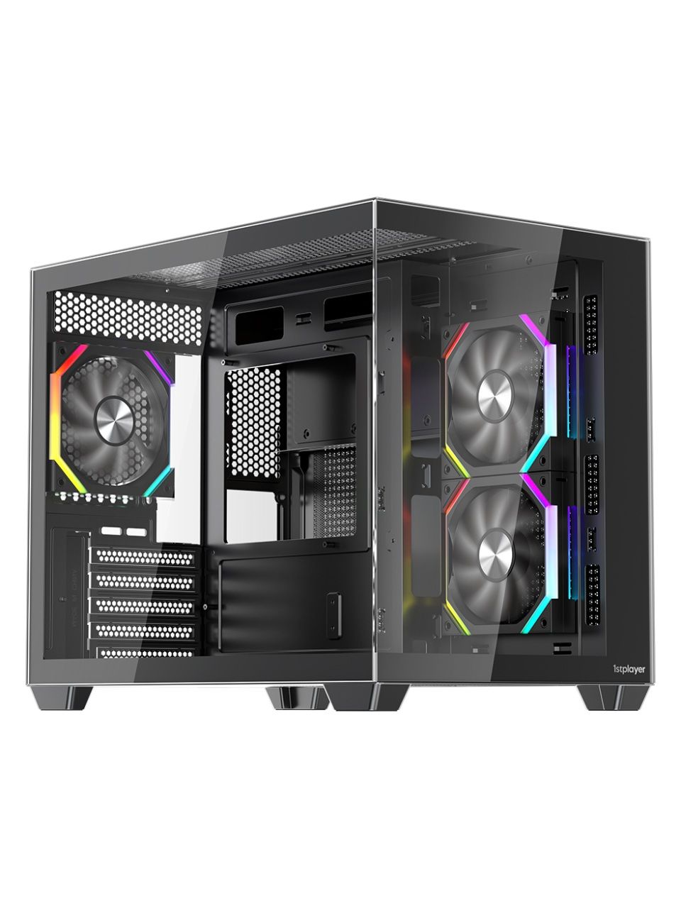 Компьютерный корпус 1STPLAYER BV6 Black без Б/П
