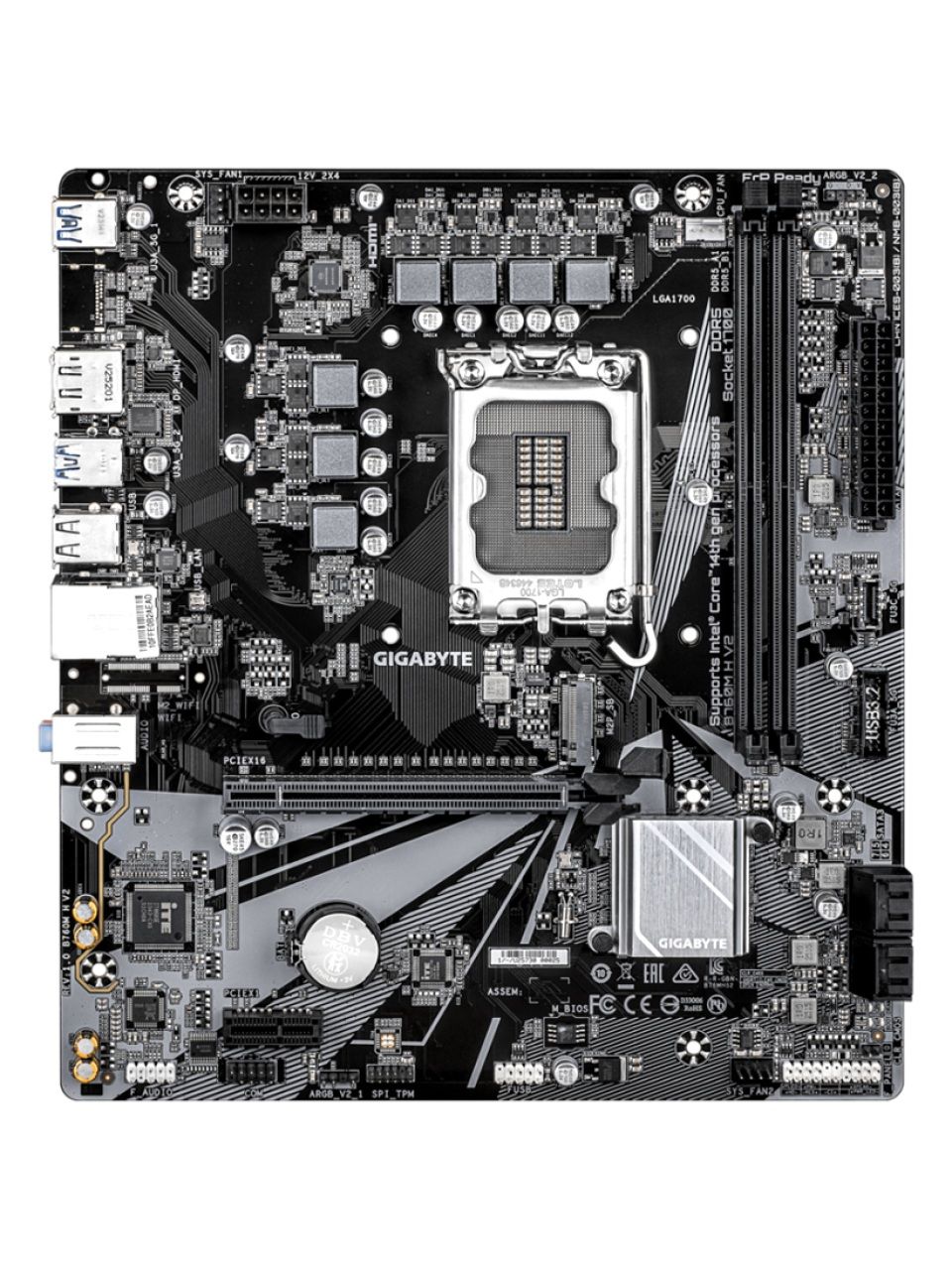 Материнская плата Gigabyte B760M H V2