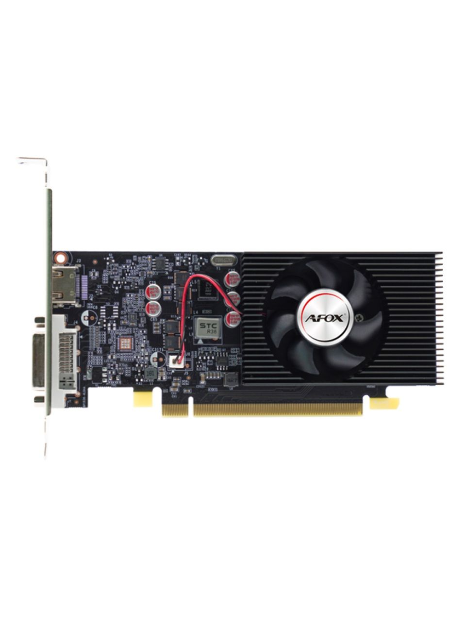 Видеокарта AFOX GT1030 4GB D4 LP Single Fan (AF1030-4096D4L2)