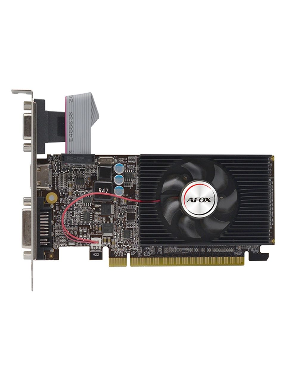 Видеокарта AFOX GT610 2GB D3 LP Single Fan (AF610-2048D3L7-V8)