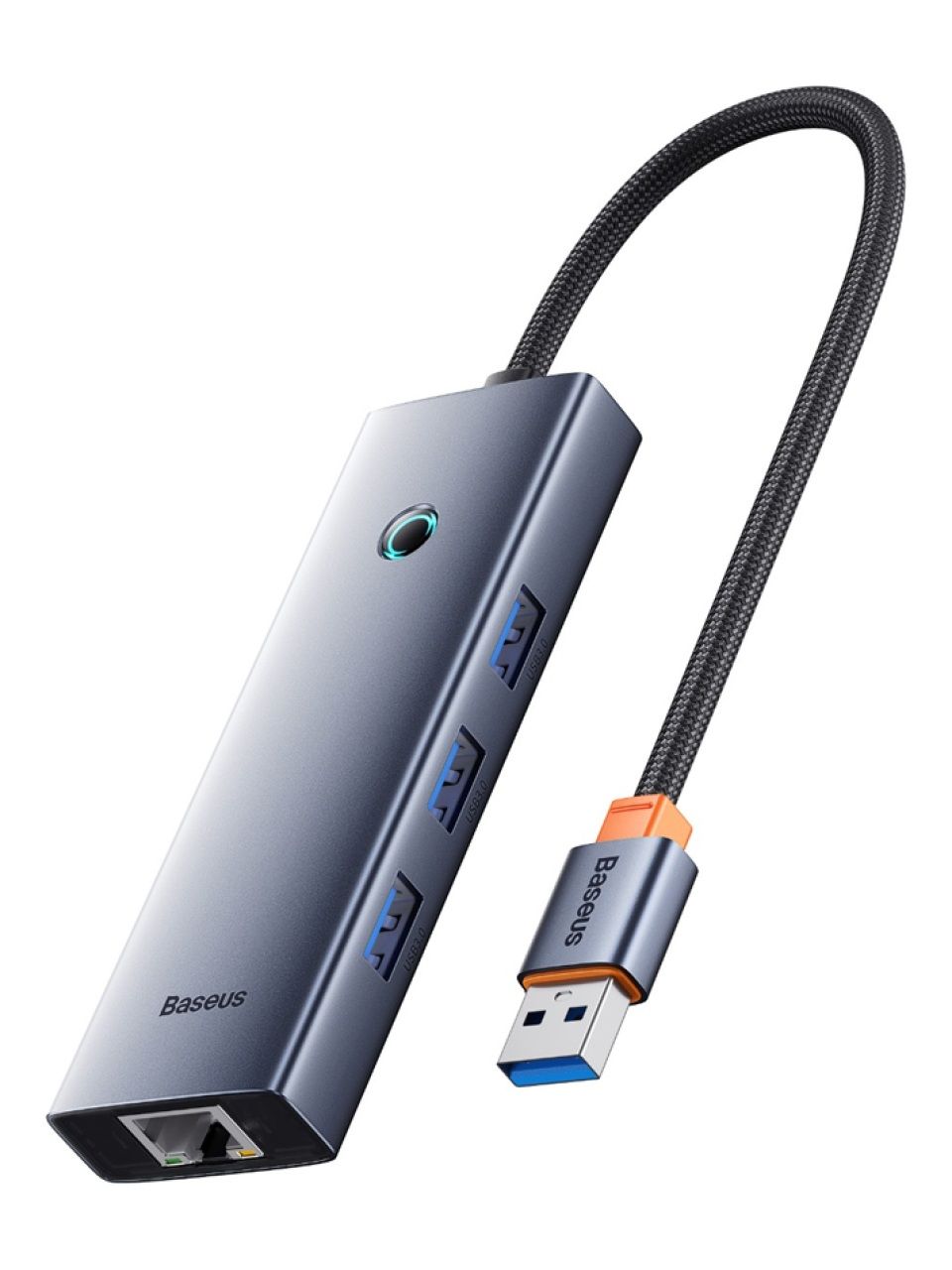 Концентратор Baseus UltraJoy Series 4-Port Space Grey (B0005280B811-12)