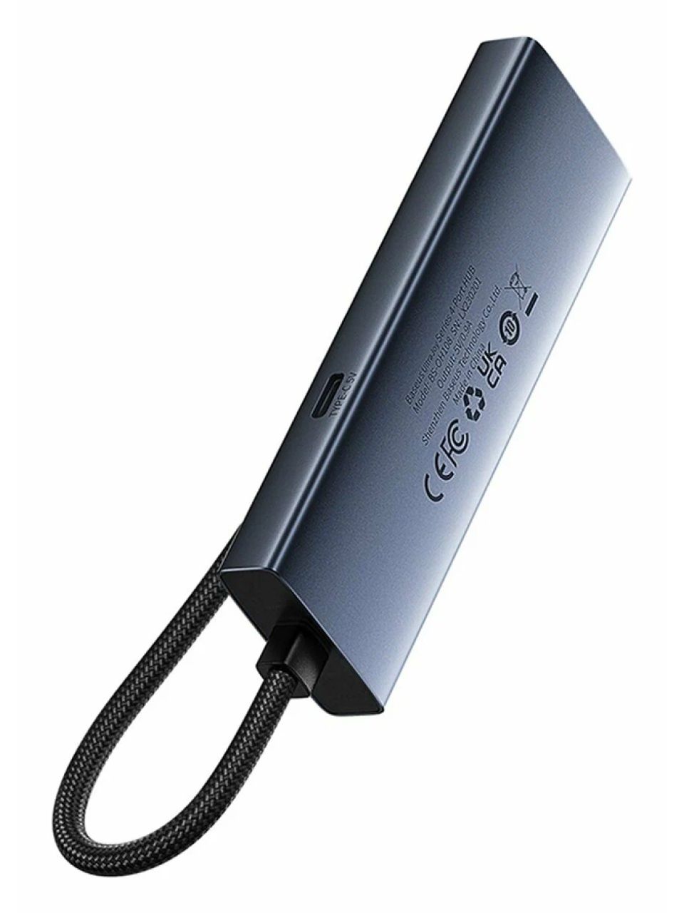 Концентратор Baseus UltraJoy Series 4-Port Space Grey (B0005280B811-12)