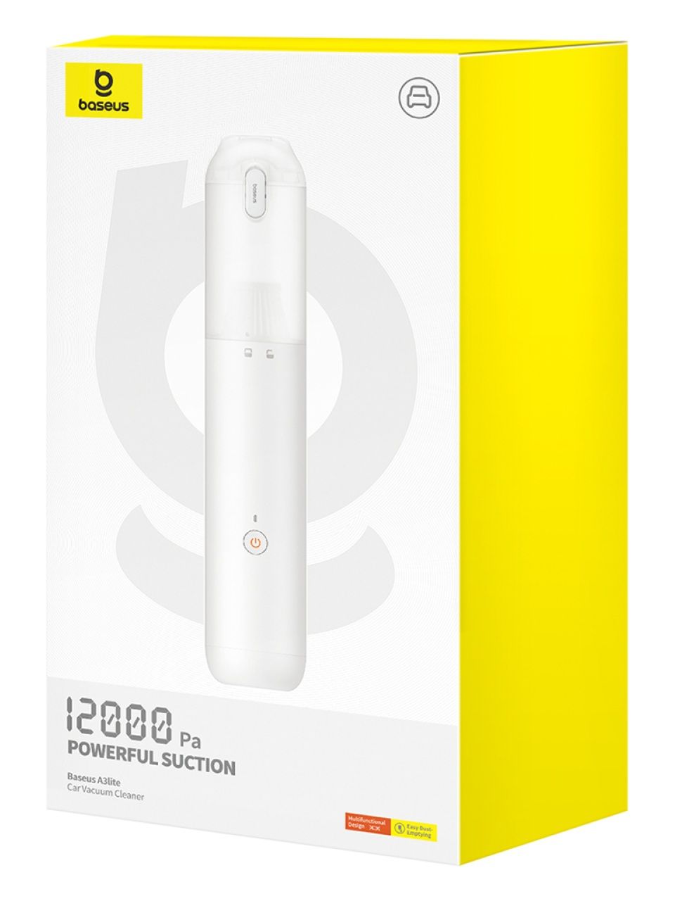 Автомобильный пылесос Baseus A3 Lite White (C30438700213-Z1)