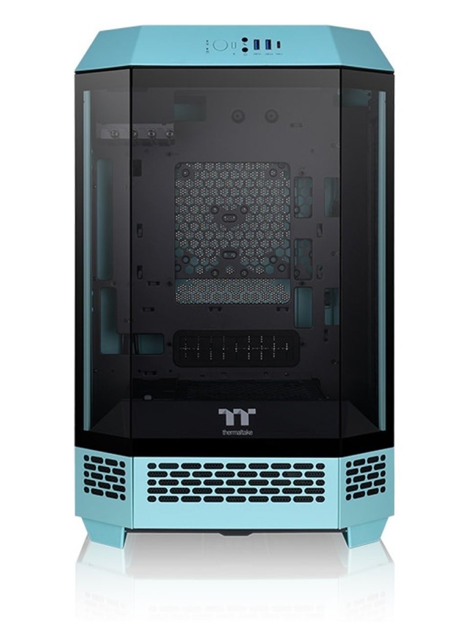Компьютерный корпус Thermaltake The Tower 300 Turquoise без Б/П